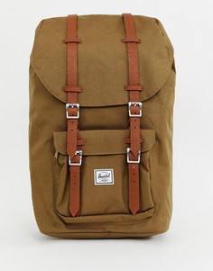 Серый рюкзак Herschel Supply Co Little America 25 литров - Светло-бежевый