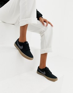 Черные кроссовки с резиновой подошвой Nike Sb Portmore Ii - Черный