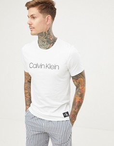 Футболка с монограммой Calvin Klein - Белый