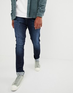 Выбеленные джинсы клеш Brooklyn Supply Co - Синий