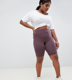 Леггинсы-шорты ASOS DESIGN Curve - Фиолетовый