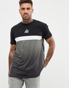 Футболка с контрастными вставками Kings Will Dream - Зеленый