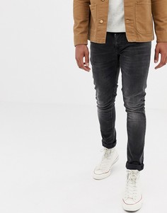 Черные супероблегающие джинсы Nudie Jeans Co Tight Terry - Черный