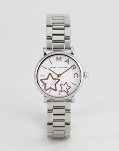 Женские часы из нержавеющей стали со звездами на циферблате Marc Jacobs MJ3591 - Серебряный