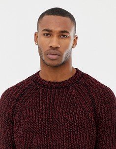 Бордовый джемпер из шенили Pull&Bear - Красный