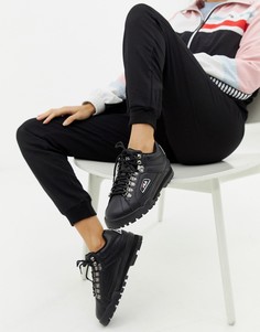Кожаные кроссовки Fila Black - Черный