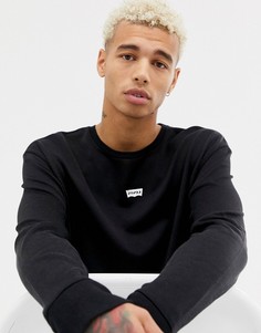 Лонгслив с логотипом Levis Line 8 - Черный