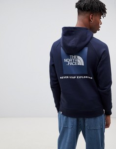Худи темно-синего цвета с рукавами реглан The North Face - Темно-синий