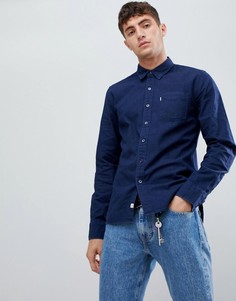 Рубашка цвета индиго с карманом из ткани добби Levis - Темно-синий Levis®