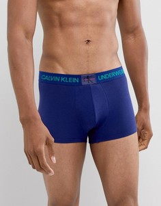 Боксеры-брифы с монограммой Calvin Klein - Темно-синий
