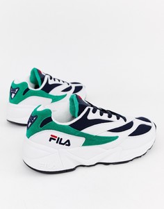 Белые кроссовки Fila Venom - Белый