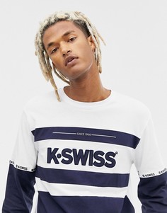 Лонготип с темно-синими вставками и логотипом K-Swiss Fairfield - Темно-синий