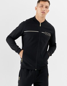 Спортивная куртка с логотипом BOSS bodywear - Черный