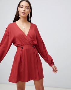 Платье мини в стиле casual ASOS DESIGN - Красный