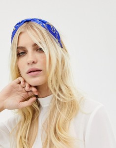 Повязка на голову с вышитой луной и звездами ASOS DESIGN - Мульти