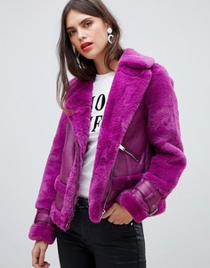 Фиолетовый бомбер River Island - Фиолетовый