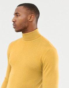 Водолазка горчичного цвета Pull&Bear - Желтый