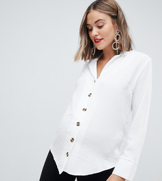 Белая рубашка на пуговицах New Look Maternity - Белый