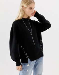 Трикотажный топ AllSaints Mora - Черный