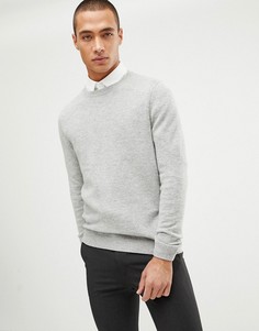 Светло-серый джемпер ASOS DESIGN - Серый