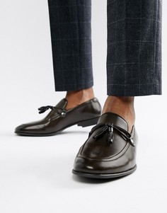 Коричневые лоферы из искусственной кожи с кисточками ASOS DESIGN - Коричневый