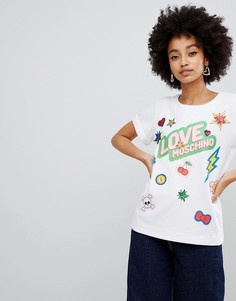 Футболка Love Moschino - Белый