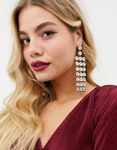 Броские серьги с камнями Missguided - Золотой