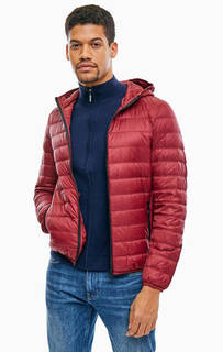 Легкий пуховик на молнии с капюшоном United Colors of Benetton