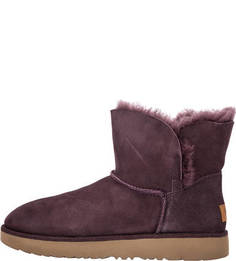 Замшевые полусапоги с теплой подкладкой Classic Cuff Mini UGG Australia