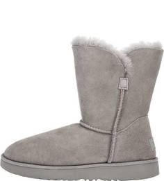 Замшевые полусапоги с овечьей шерстью Classic Cuff Short UGG Australia
