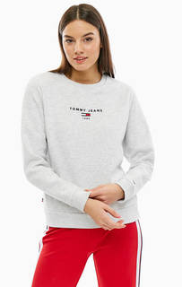 Свитшот серого цвета с высоким содержанием хлопка Tommy Jeans