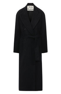 Двубортное пальто с поясом Acne Studios