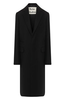 Шерстяное пальто с отложным воротником Acne Studios