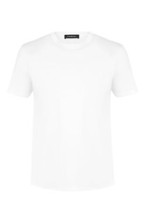 Хлопковая футболка с круглым вырезом Ermenegildo Zegna