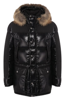 Пуховая куртка Frey на молнии с капюшоном Moncler