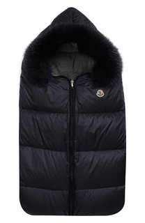 Конверт с меховой отделкой Moncler Enfant