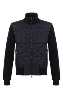 Шерстяной кардиган на молнии Moncler