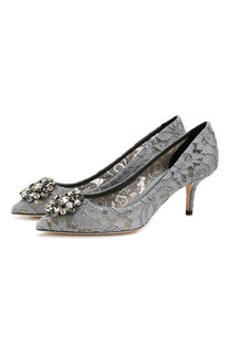 Кружевные туфли Rainbow Lace Dolce & Gabbana