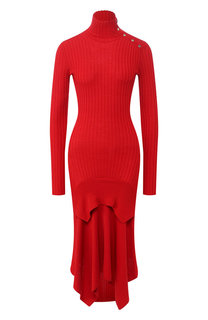 Платье из смеси шерсти и шелка Stella McCartney