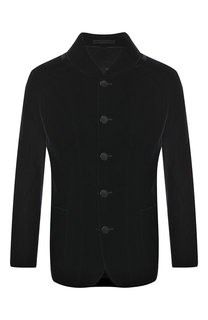 Однобортный пиджак из вискозы Giorgio Armani