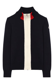 Шерстяной кардиган Moncler Enfant