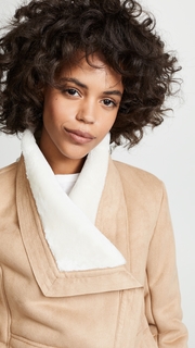 BB Dakota Faux Suede Shearling Jacket