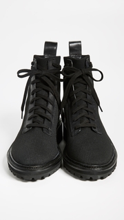 Loeffler Randall Brady Stretch Knit Combat Boots