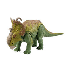 Фигурка Jurassic World "Динозавры" Трицератопс зелёный, со звуковыми эффектами Mattel
