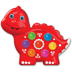 Музыкальная игрушка Азбукварик "Веселушки" Динозаврик