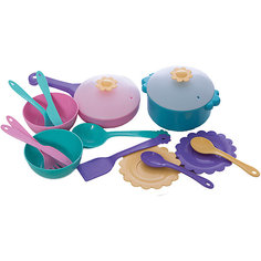 Набор игрушечной посуды в сумочке "Бабочка", 16 предметов, Mary Poppins