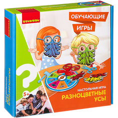 Настольная игра Bondibon "Разноцветные усы"