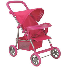 Коляска для кукол Buggy Boom "Skyna", розовая