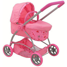 Коляска для кукол Buggy Boom "Amidea", светло-розовая