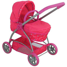 Коляска для кукол Buggy Boom "Amidea", розовая